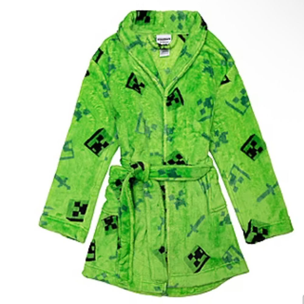 Minecraft Kids Plush Robe